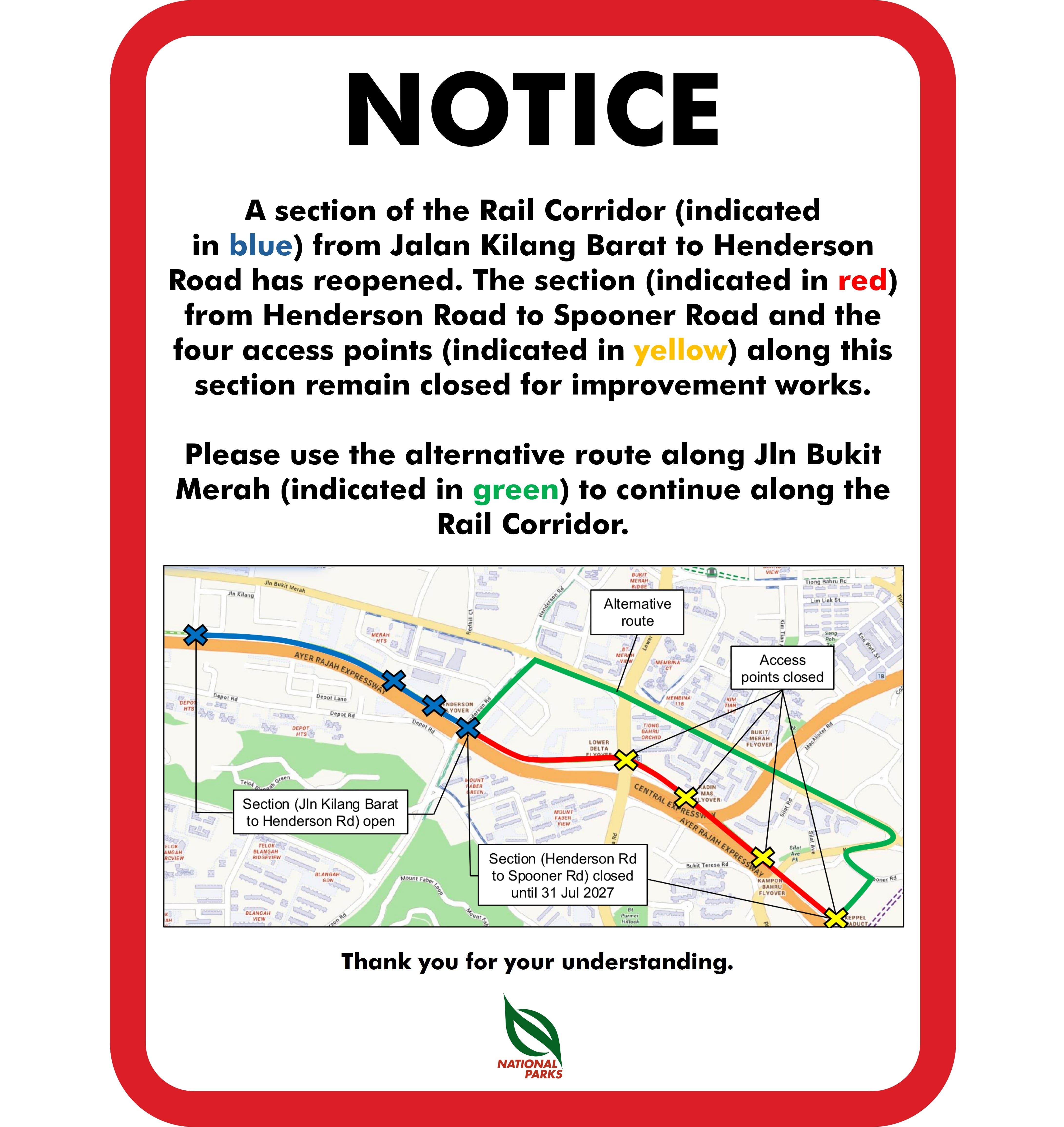 Closure sign